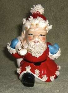 Vintage 1950s Irice Santa Claus Figurine