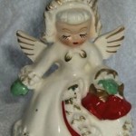HOLT HOWARD CHRISTMAS ANGEL CANDLE HOLDER