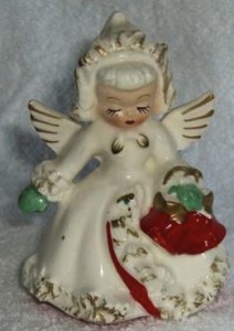HOLT HOWARD CHRISTMAS ANGEL CANDLE HOLDER HOLT HOWARD CHRISTMAS ANGEL CANDLE HOLDER