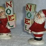 NAPCO NOEL SANTA MRS. CLAUS SALT PEPPER SHAKERS