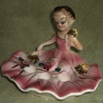 GIRL LADY LIPSTICK HOLDER VANITY