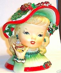 Christmas Headvase
