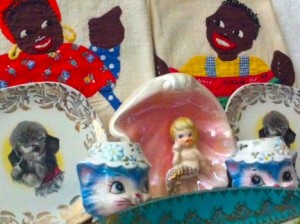 Crazy4Me Vintage Norcrest Mermaid Lefton Miss Priss Black Americana