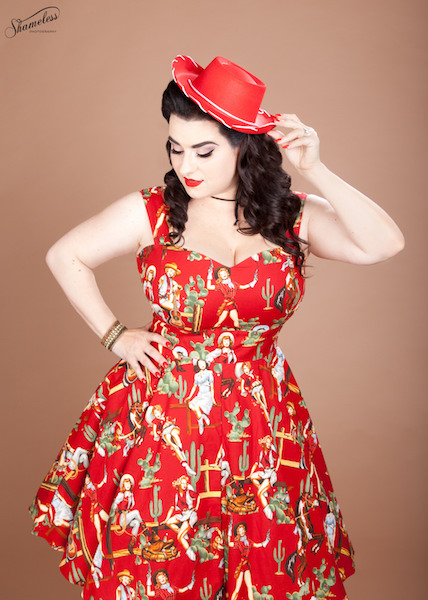 Yasmina Greco - Ride 'em Cowboy - Pinup Cowgirl Dress by Pigtails and Pirates