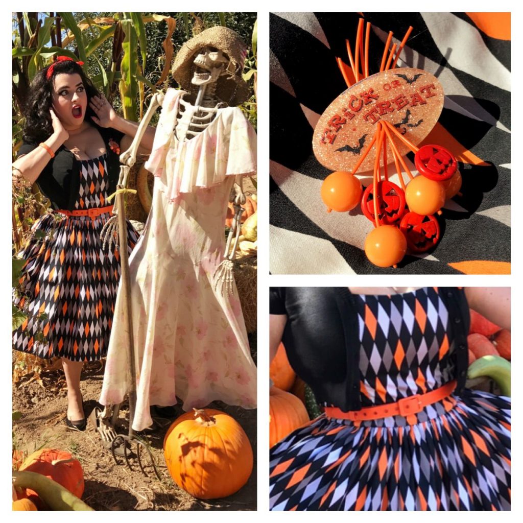 Yasmina Greco - Pinup Girl Clothing Halloween Harlequin Luxuriate Brooch