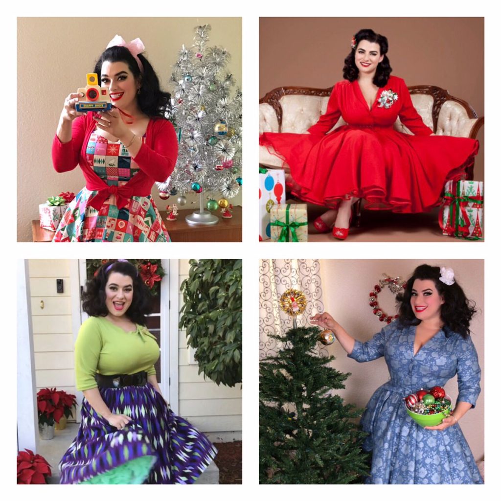 Yasmina Greco 12 Days of Christmas Pinup Girl Style