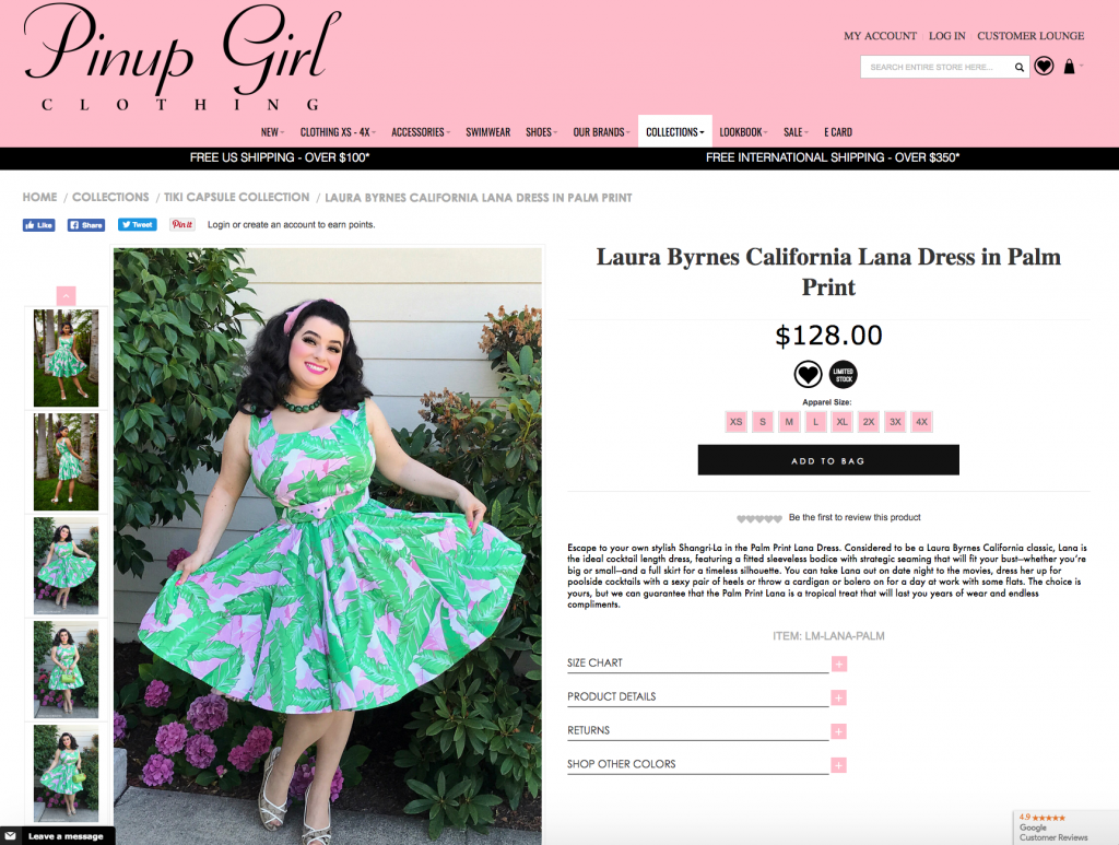 Yasmina Greco - Laura Byrnes California Lana Dress in Palm Print