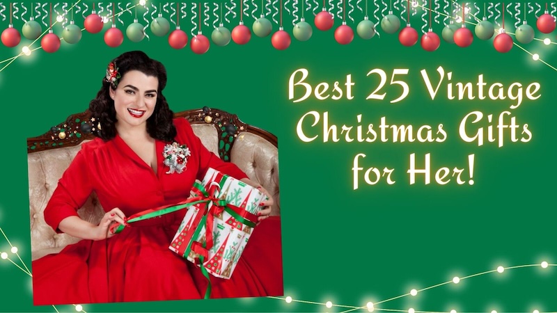 25 best vintage Christmas gifts for her