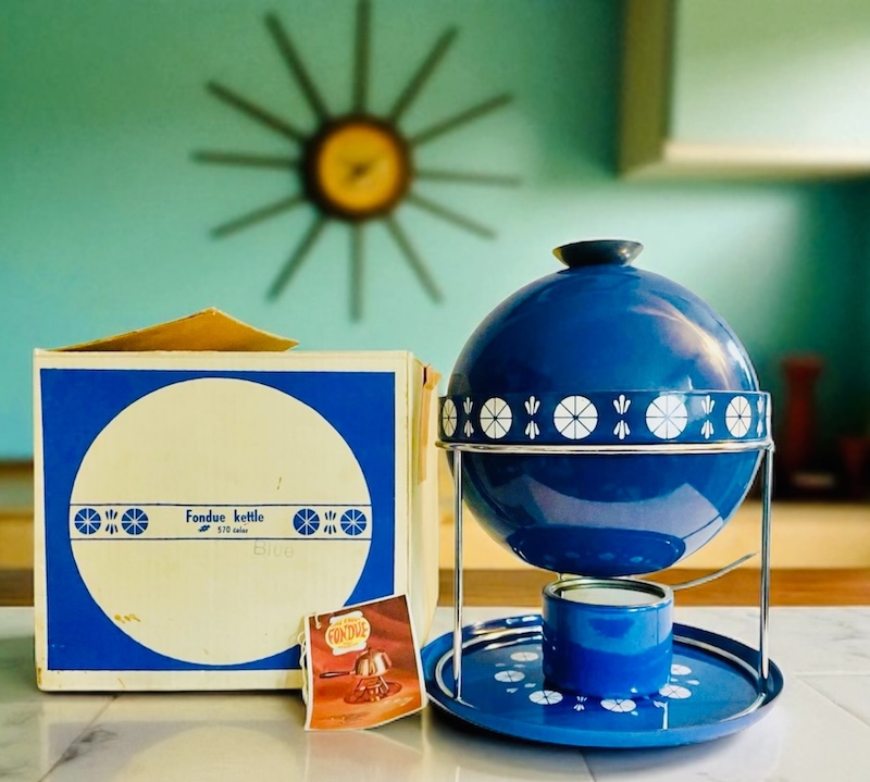 Vintage Mid-Century Cathrineholm Fondue Pot