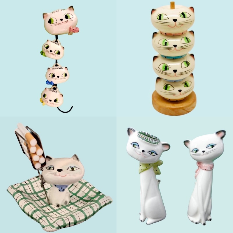 Holt Howard Cozy Kitten Pixieware 1958 Japan