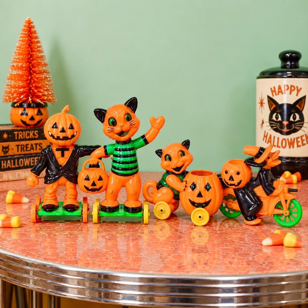 Vintage Halloween Candy Containers