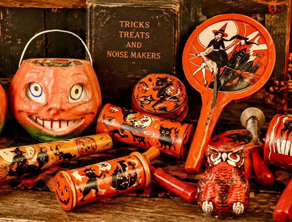 Vintage Halloween Noisemakers